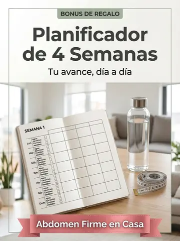 Portada del bonus Planificador de 4 Semanas