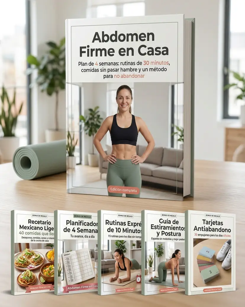 Los seis libros: Abdomen Firme en Casa y sus 5 bonus