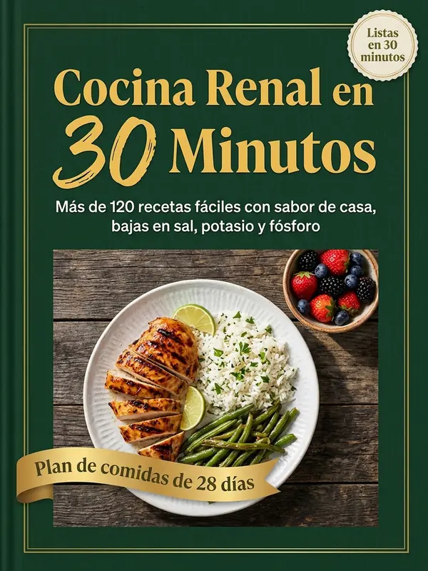 Portada del libro Cocina Renal en 30 Minutos