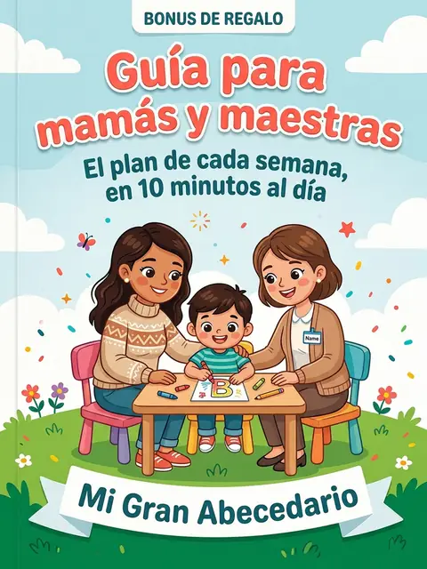 Portada del bonus Guía para mamás y maestras