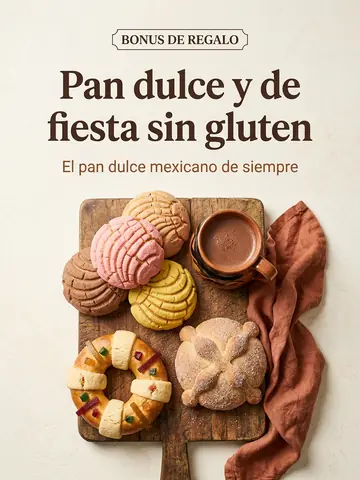 Portada del bonus Pan dulce y de fiesta sin gluten