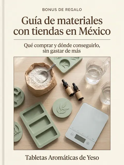 Portada del bonus Guía de materiales con tiendas en México